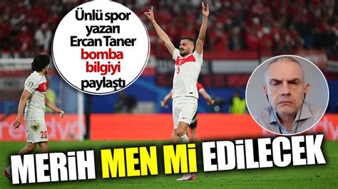 Merih Demiral bozkurt işareti nedeniyle men mi edilecek Ercan Taner