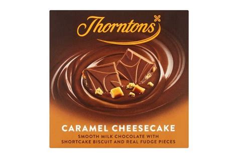 Thorntons Caramel Cheesecake Chocolate Block 90g