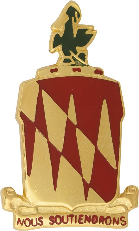 42nd Field Artillery Brigade Unit Crest Nous Soutiendrons