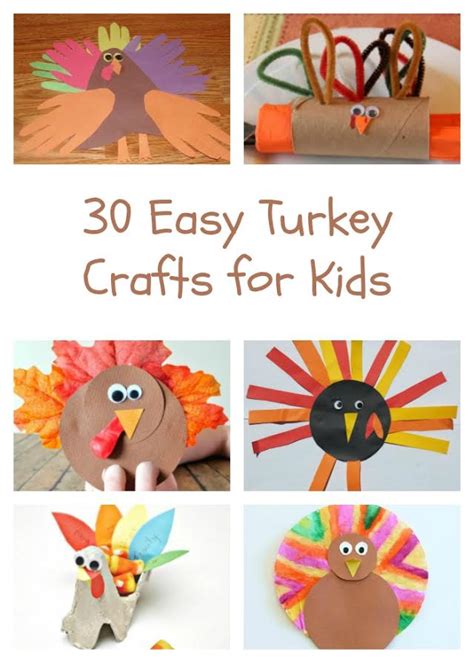 Turkey crafts for preschoolers – Easy Turkey Crafts for Kids!