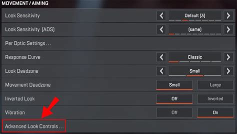 turn aim assist onoff  apex legends