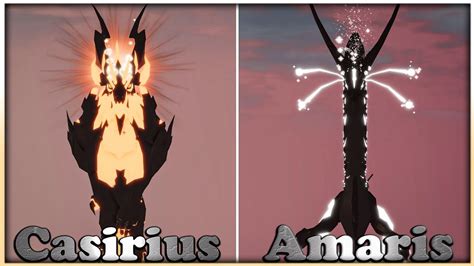 Amaris Vs Casirius Comparison Dragon Adventures 4K YouTube