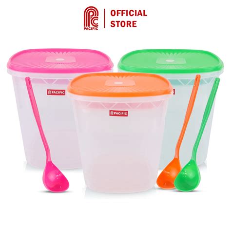 Jual Pacific Sealware Segi Toples Plastik Liter Alexis Food