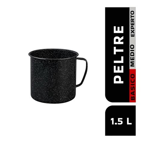 Vaso Cinsa 18 Cm Negro Jaspe Walmart