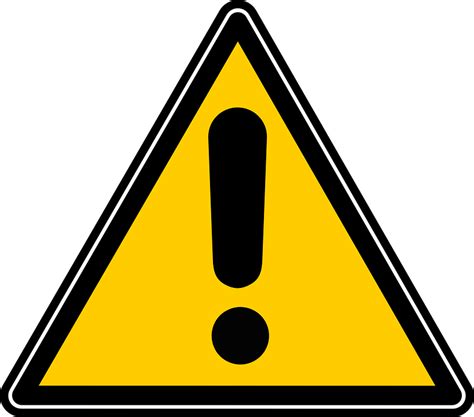 Sign Caution Warning · Free Vector Graphic On Pixabay