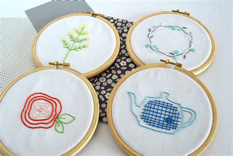 Easy Embroidery Designs For Beginners