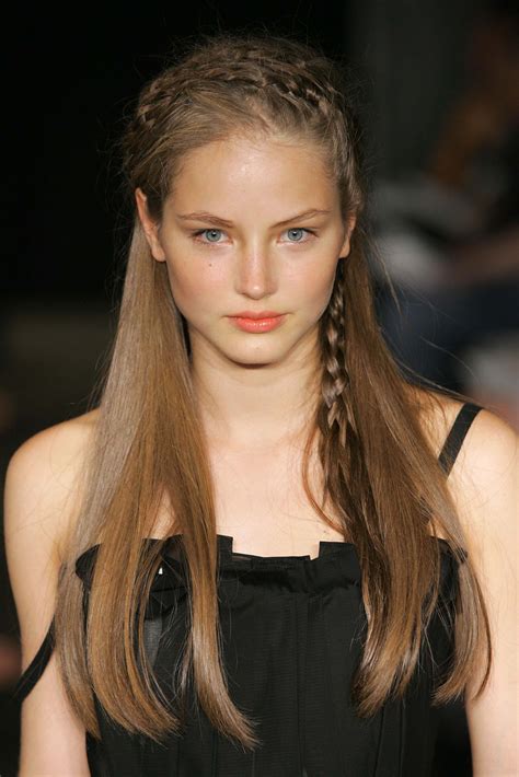 Ruslana Korshunova Top Hairstyles, Popular Hairstyles, Braided