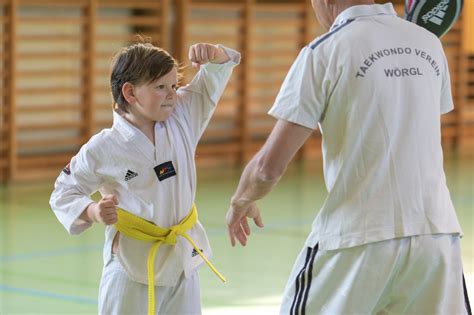 Kindertraining Taekwondo Verein Wörgl