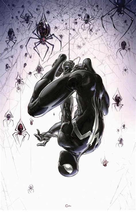 Spider Man Variant Cover By Clayton Crain Symbiote Spiderman