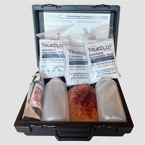 TrueClot Wound Packing Training Kit Laceration Stop The Bleed