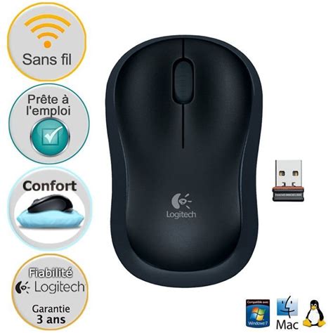 Logitech Souris Sans Fil Optique M175 Blanc Prix Pas Cher Cdiscount