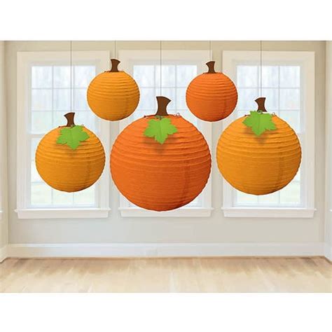 Fall Pumpkin Paper Lanterns - Walmart.com - Walmart.com