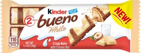 Kinder Bueno White Crispy Wafer Bar, 1.4 oz - Kroger