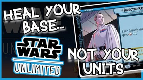 Star Wars Unlimited Leader Spotlight Director Krennic Youtube