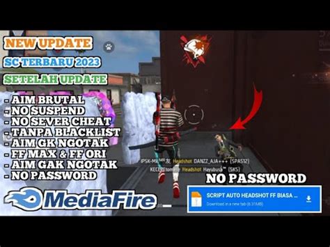 Config Ff Update Script Obb Auto Headshot Aim Brutal Nembak Badan Ff
