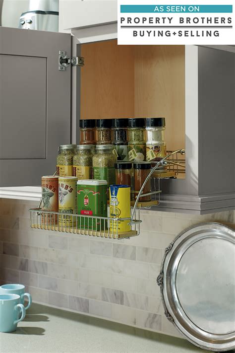 Pull Down Cabinet Shelf Kemper Cabinetry