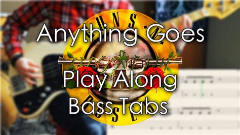 Guns N Roses Anything Goes Bass Cover Play Along Tabs And