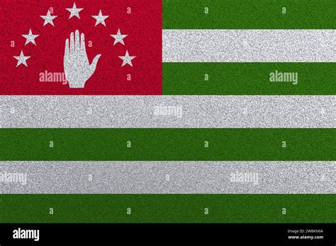 Flag Of Abkhazia Fabric Flag Of Abkhazia Abkhazia National Flag