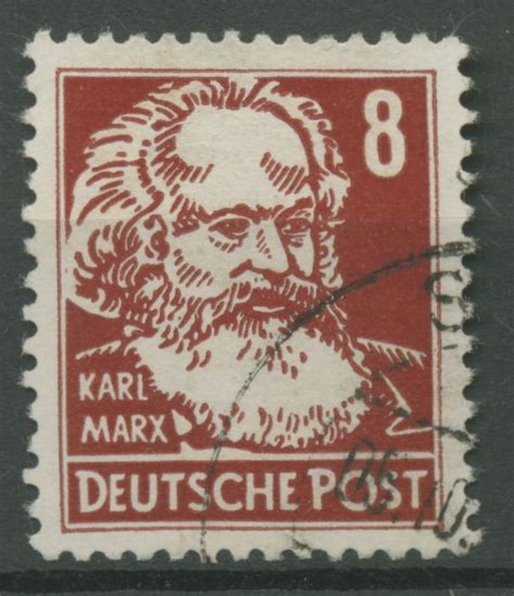 DDR 1952 53 Persönlichkeiten Köpfe II Wasserzeichen XII 329 v XII