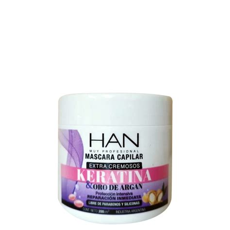 HAN Baño de crema X 200 keratina y argan Casa Crespo