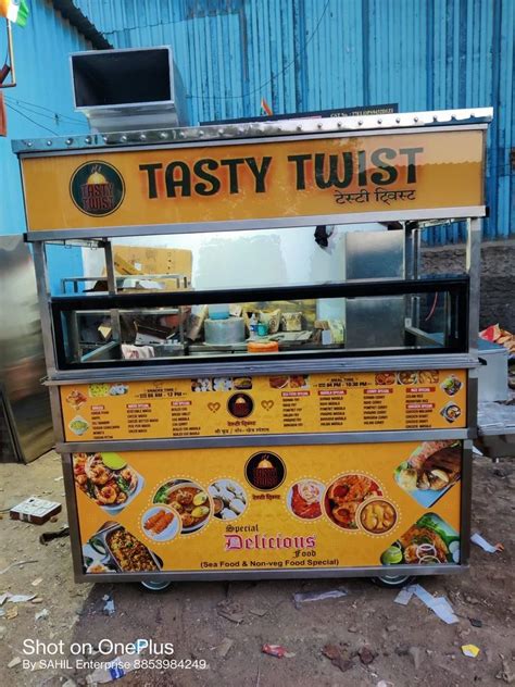 Stainless Steel Silver Momo Food Cart Momo S Food Street Load Capacity 300 Kg At Rs 180000 In Pune