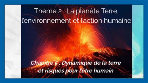 5e SVT Chap 5 Dynamique De La Terre