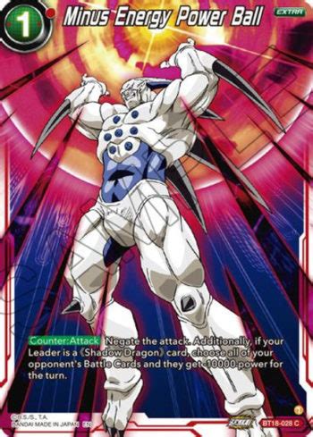 Cracked Dragon Ball BT18 029 Dawn Of The Z Legends Common Shady Bloom