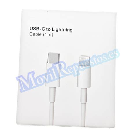 A Cable De Datos Y Carga Lightning To Usb Tipo C Cable M Para