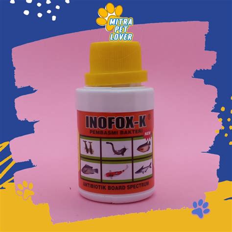 Jual Obat Infeksi Ikan Inofox K Ml Original Pembasmi Bakteri