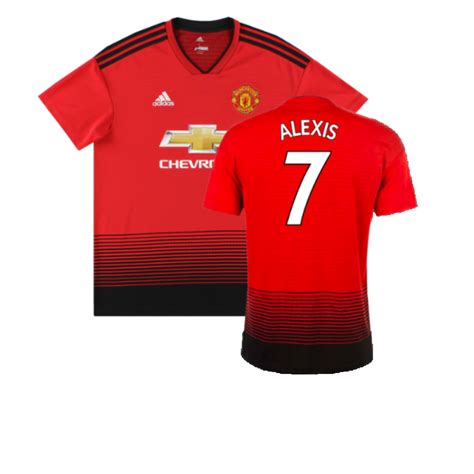 Manchester United 2018 19 Home Shirt Excellent Alexis 7 Classic