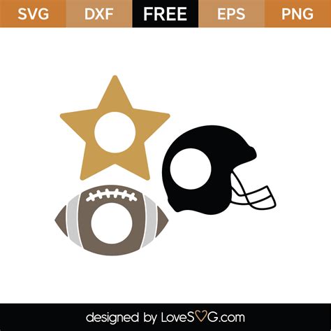 Football SVG Cut File