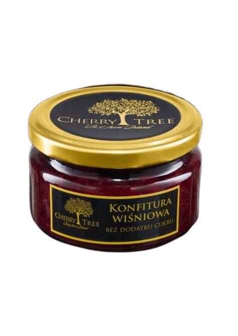 Konfitura wiśniowa bez cukru CHERRY TREE 235 g 12657937768 Allegro pl