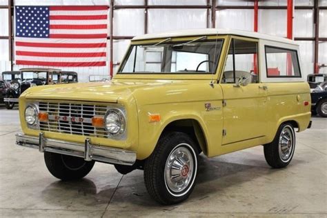 1973 Ford Bronco 53390 Miles Medium Bright Yellow Suv 302cid V8 3 Speed