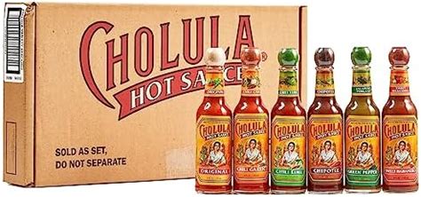 Amazon Cholula Hot Sauce Variety Pack Product Of Mexico Gift Set Includes Six 5 Fl Oz