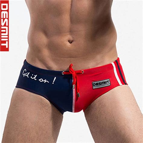 Desmiit Swimwear Mens Swim Briefs Sexy Swimming Trunks For Men Swimsuit