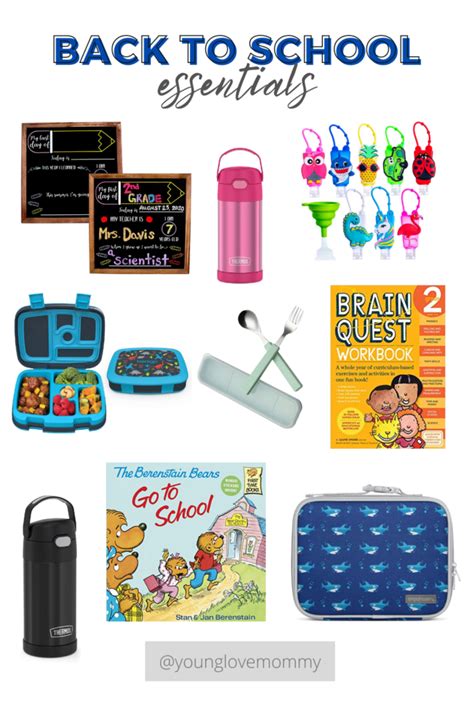 Back To School Essentials For Boys And Girls Young Love Mommy