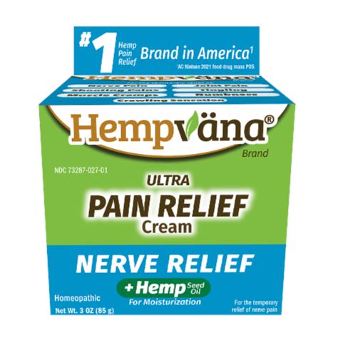 Hempvana Ultra Strength Nerve Pain Relief Cream Oz Smiths Food