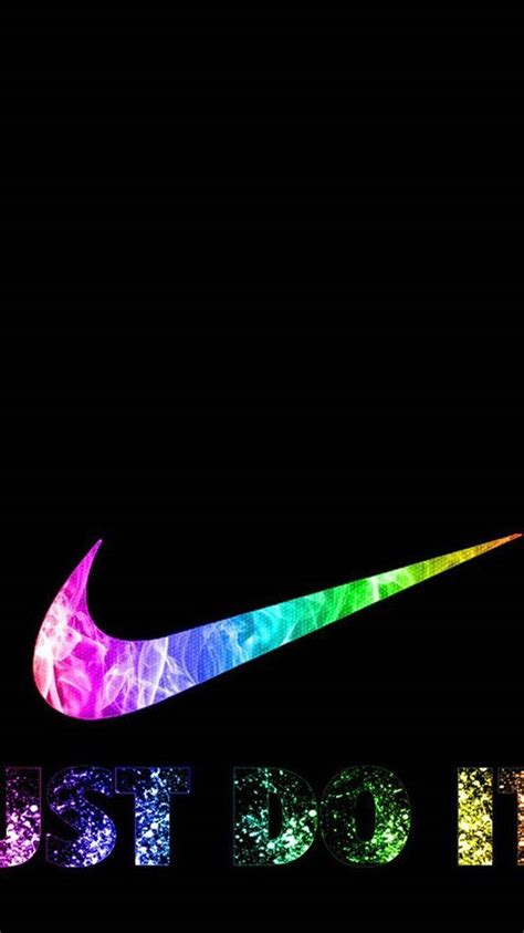 Download Rainbow Nike Iphone Logo Wallpaper