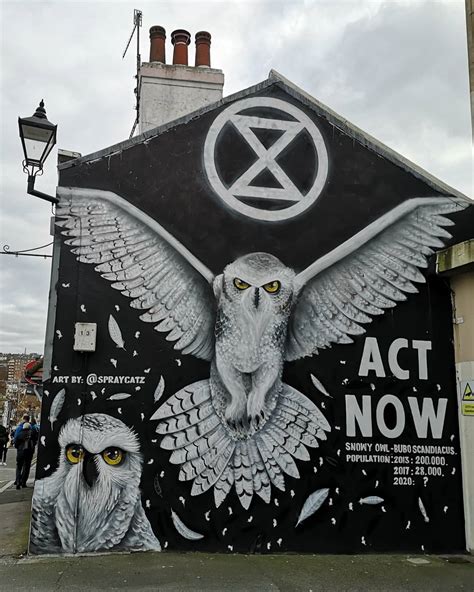 Extinction Rebellion themed street art found in Brighton, UK : r ...