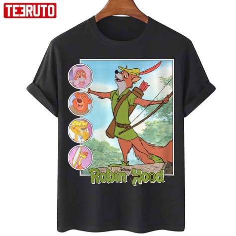 Disney Robin Hood Unisex T-Shirt - Teeruto