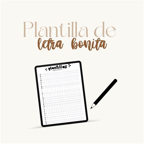 Plantilla Para Mejorar Tu Letra Blog