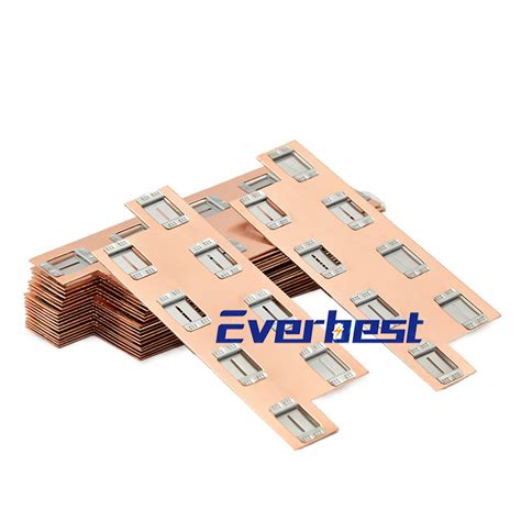 Everbest Busbar Copper Nickle Strip Battery Tab Nickel Plate 21700