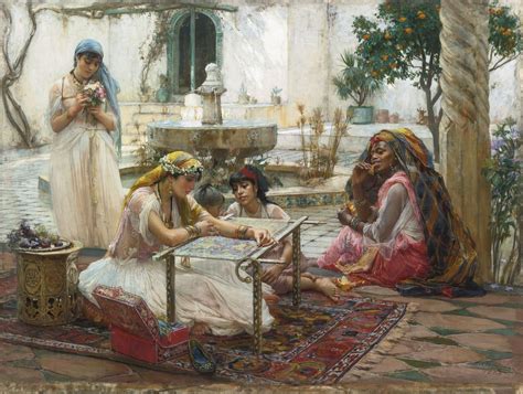 Frederick Arthur Bridgman Dans Une Ville De Campagne Alger 1888