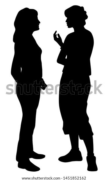 19,294 Friends Talking Silhouette Images, Stock Photos & Vectors ...