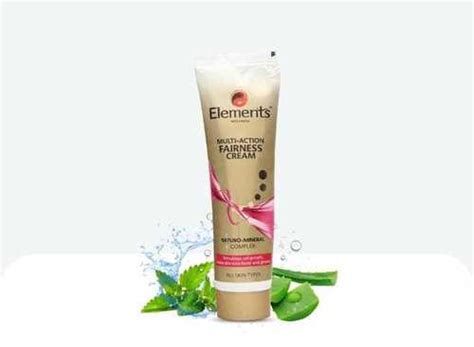 Elements Wellness Multi Action Fairness Herbal Cream 100g Tube Age