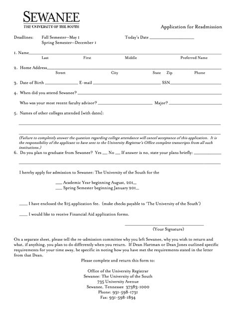 Readmission Review Form Fill Online Printable Fillable Blank