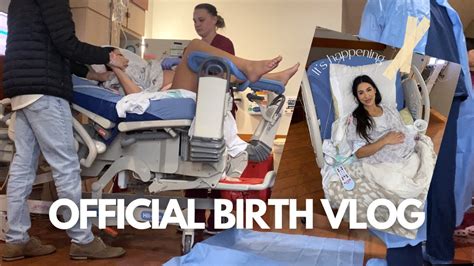 Birth Vlog Of Our Daughter Emotional Raw Real Birth Youtube