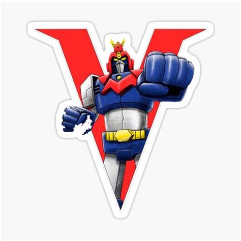 Voltes V Punch Sticker For Sale By Zeyem Redbubble