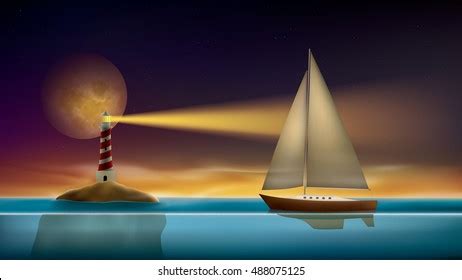 Lighthouse Mist Over 96 Royalty Free Licensable Stock Vectors Vector