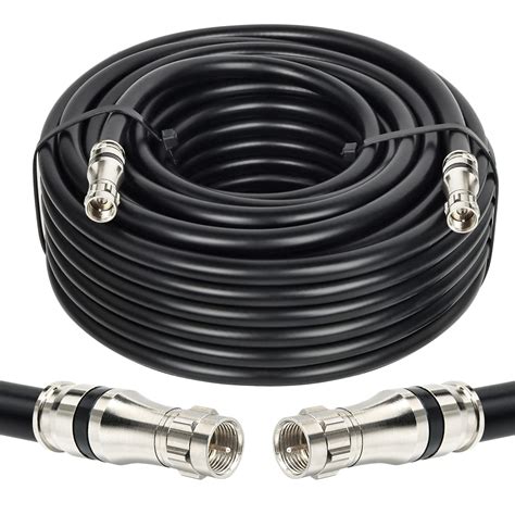 Rg11 Coaxial Cable 50ft F Type Cablelow Loss Rg11 Cable 50 Feet14awg